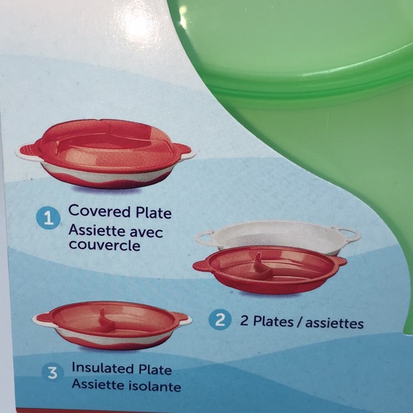2 Sets Playtex Baby BPA-Free 3-In-1 Plate Toddlers - Picture 11 of 15